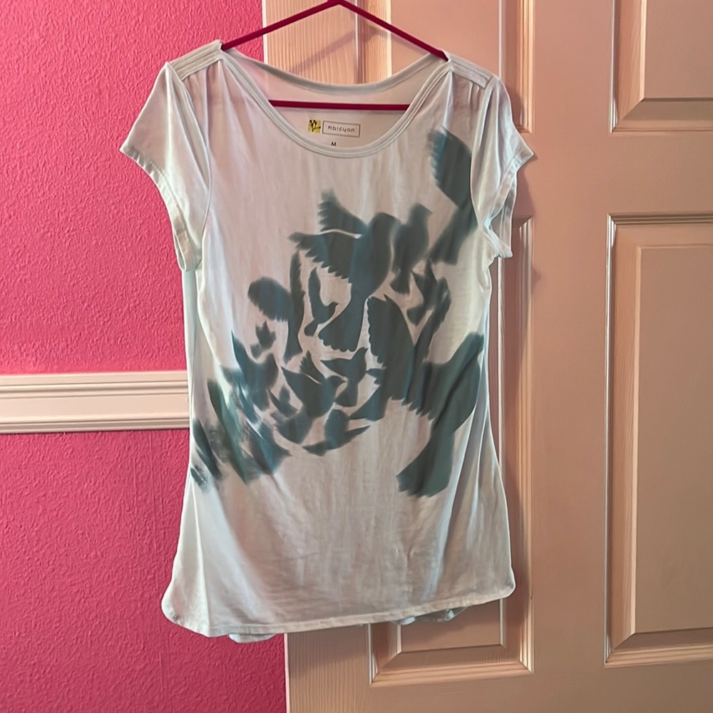 Halcyon medium light teal top